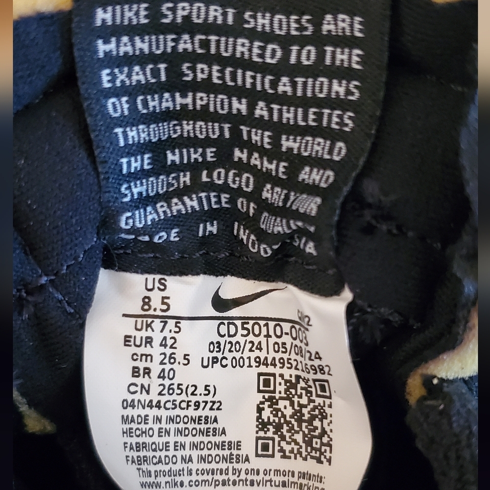 Nike SB Heritage VULC Classic Black & White Skater Street Shoe Sneakers NIB - Picture 4 of 11